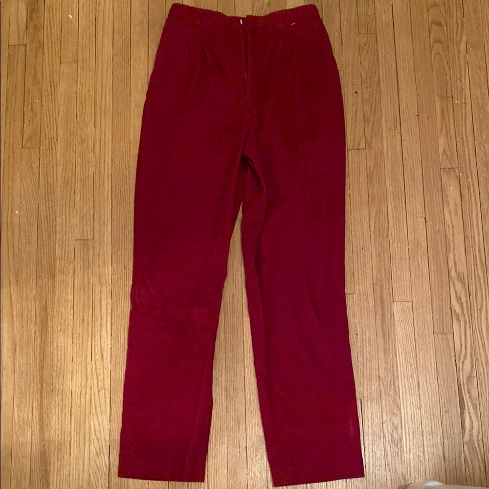Vintage Haggar Classics Red Corduroy Pants